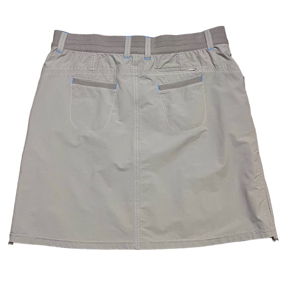 Kühl Durango Cinch Skirt In Taupe Sz 12 - Picture 2 of 13